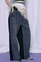 2WAY Back French Terry  Denim Pants/2WAYバックスウェットデニムパンツ メゾンスペシャル/MAISON SPECIAL