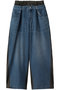 2WAY Back French Terry  Denim Pants/2WAYバックスウェットデニムパンツ メゾンスペシャル/MAISON SPECIAL BLU(ブルー)