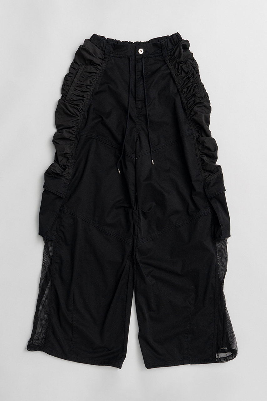 メゾンスペシャル/MAISON SPECIALのBicolor Cargo Pants/バイカラーカーゴパンツ(BLK(ブラック)/21261465820)