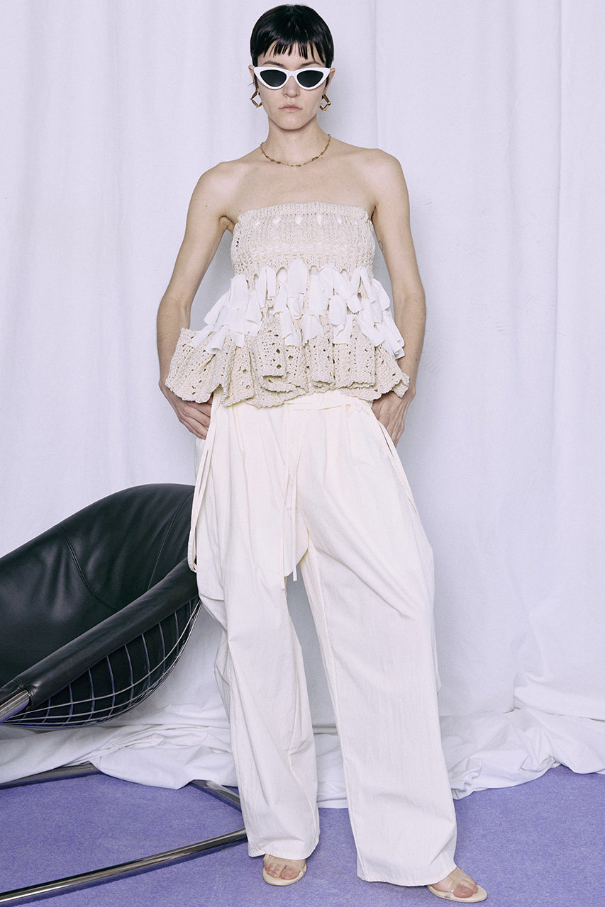 メゾンスペシャル/MAISON SPECIALの【予約販売】2WAY Cocoon Military Pants/2WAYコクーンミリタリーパンツ(WHT(ホワイト)/21261466305)