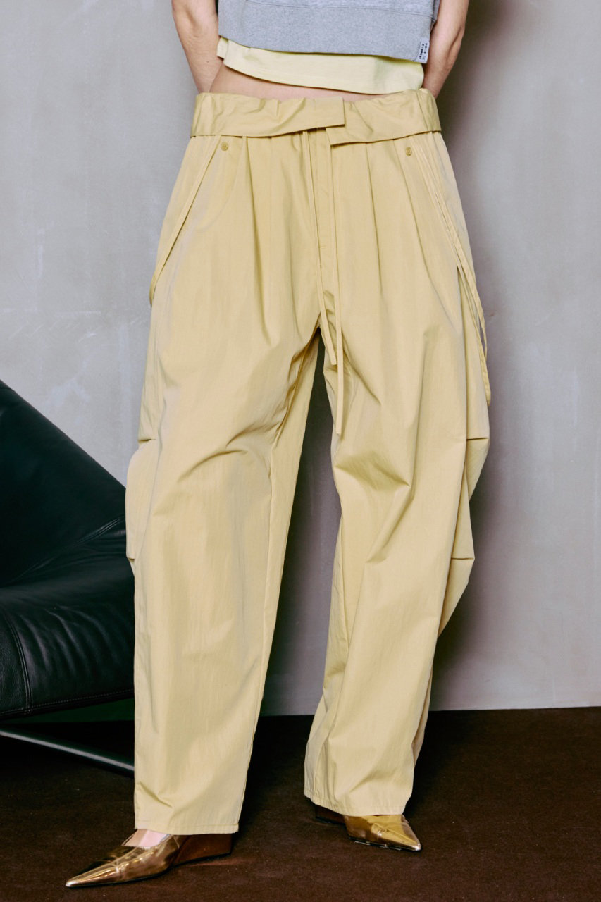 メゾンスペシャル/MAISON SPECIALの2WAY Cocoon Military Pants/2WAYコクーンミリタリーパンツ(YEL(イエロー)/21261466305)