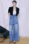 【予約販売】2WAY High-Waist Wide Denim/2WAYハイウエストワイドデニム メゾンスペシャル/MAISON SPECIAL