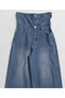 【予約販売】2WAY High-Waist Wide Denim/2WAYハイウエストワイドデニム メゾンスペシャル/MAISON SPECIAL