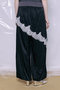 【予約販売】Wrap Satin Lace Pants/ラップサテンレースパンツ メゾンスペシャル/MAISON SPECIAL