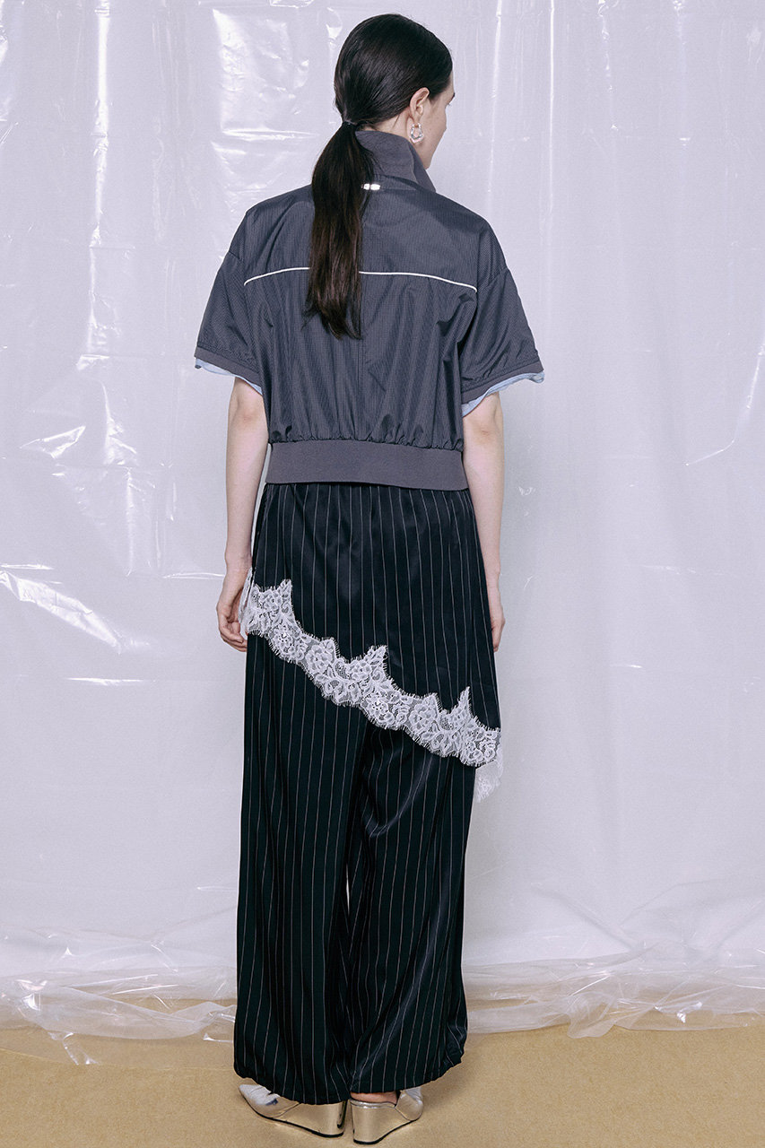 MAISON SPECIAL(メゾンスペシャル)｜Wrap Satin Lace Pants/ラップ