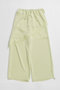 Wrap Satin Lace Pants/ラップサテンレースパンツ メゾンスペシャル/MAISON SPECIAL LIME(ライム)