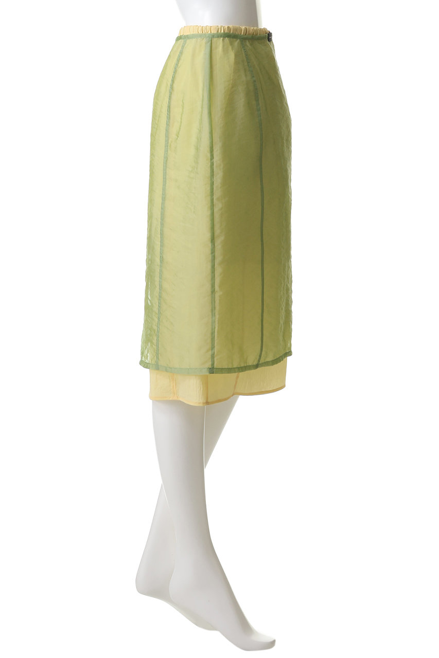 MAISON SPECIAL(メゾンスペシャル)｜Sheer Layered Color Skirt/シアー