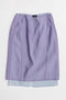 Sheer Layered Color Skirt/シアーレイヤードカラースカート メゾンスペシャル/MAISON SPECIAL PPL(パープル)