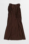 Shirring Jersey Maxi Skirt/シャーリングカットマキシスカート メゾンスペシャル/MAISON SPECIAL BRN(ブラウン)