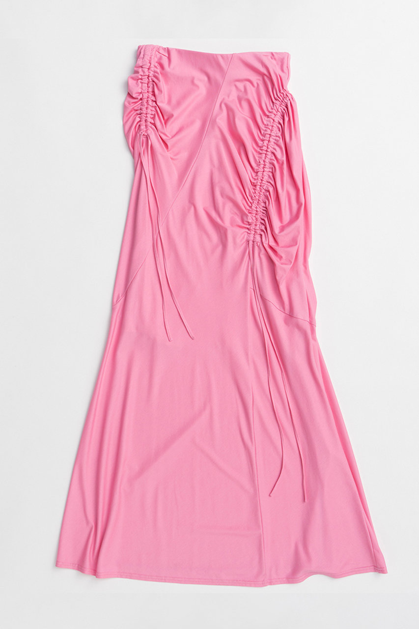 メゾンスペシャル/MAISON SPECIALのShirring Jersey Maxi Skirt/シャーリングカットマキシスカート(PNK(ピンク)/21261515706)