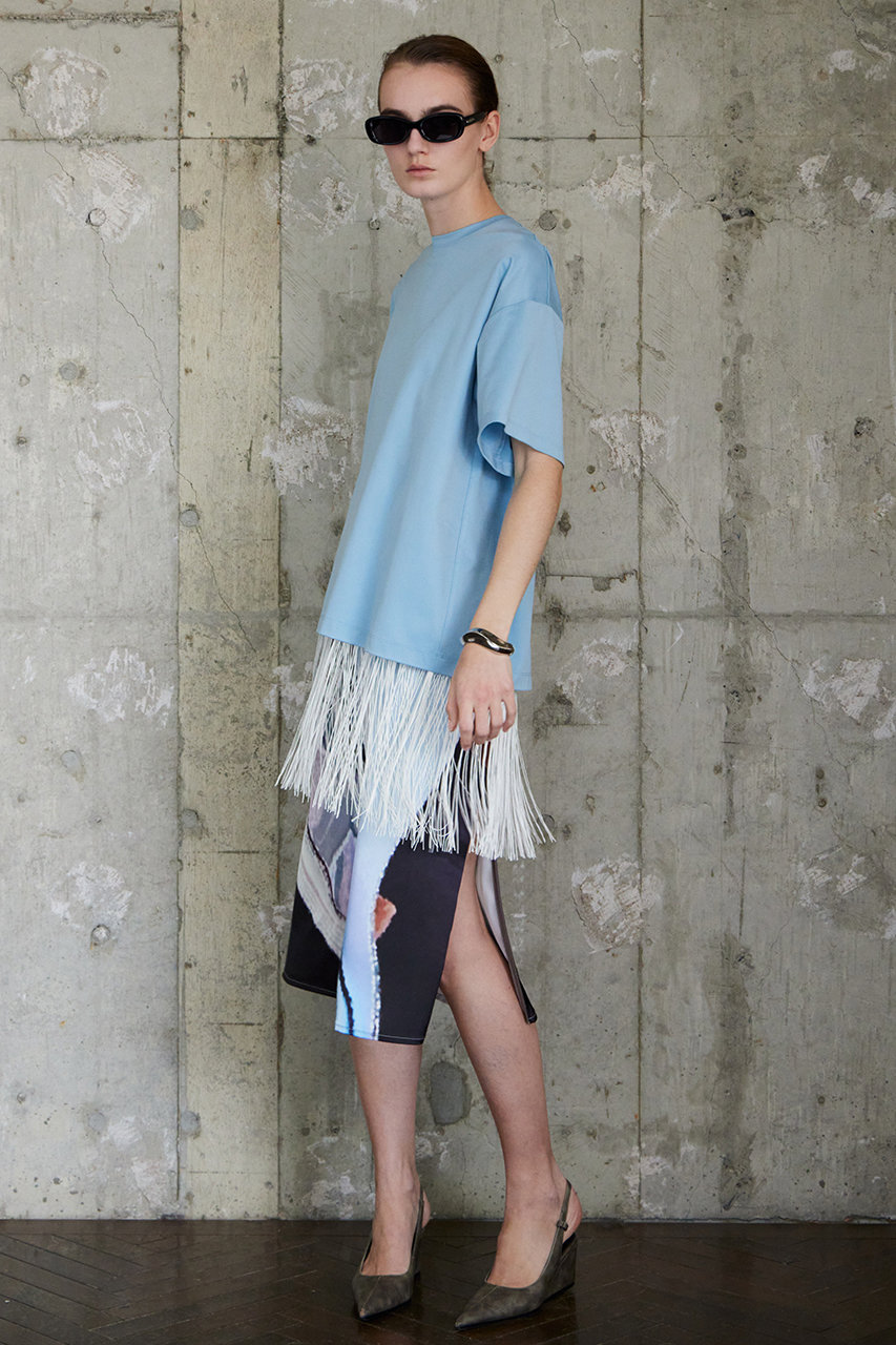 MAISON SPECIAL(メゾンスペシャル)｜Book Wave 2WAY High-Slit Skirt