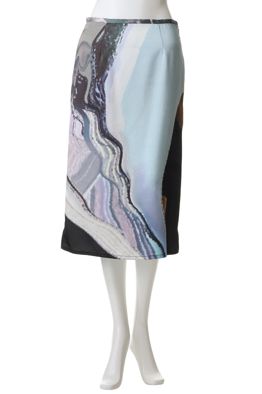 MAISON SPECIAL(メゾンスペシャル)｜Book Wave 2WAY High-Slit Skirt