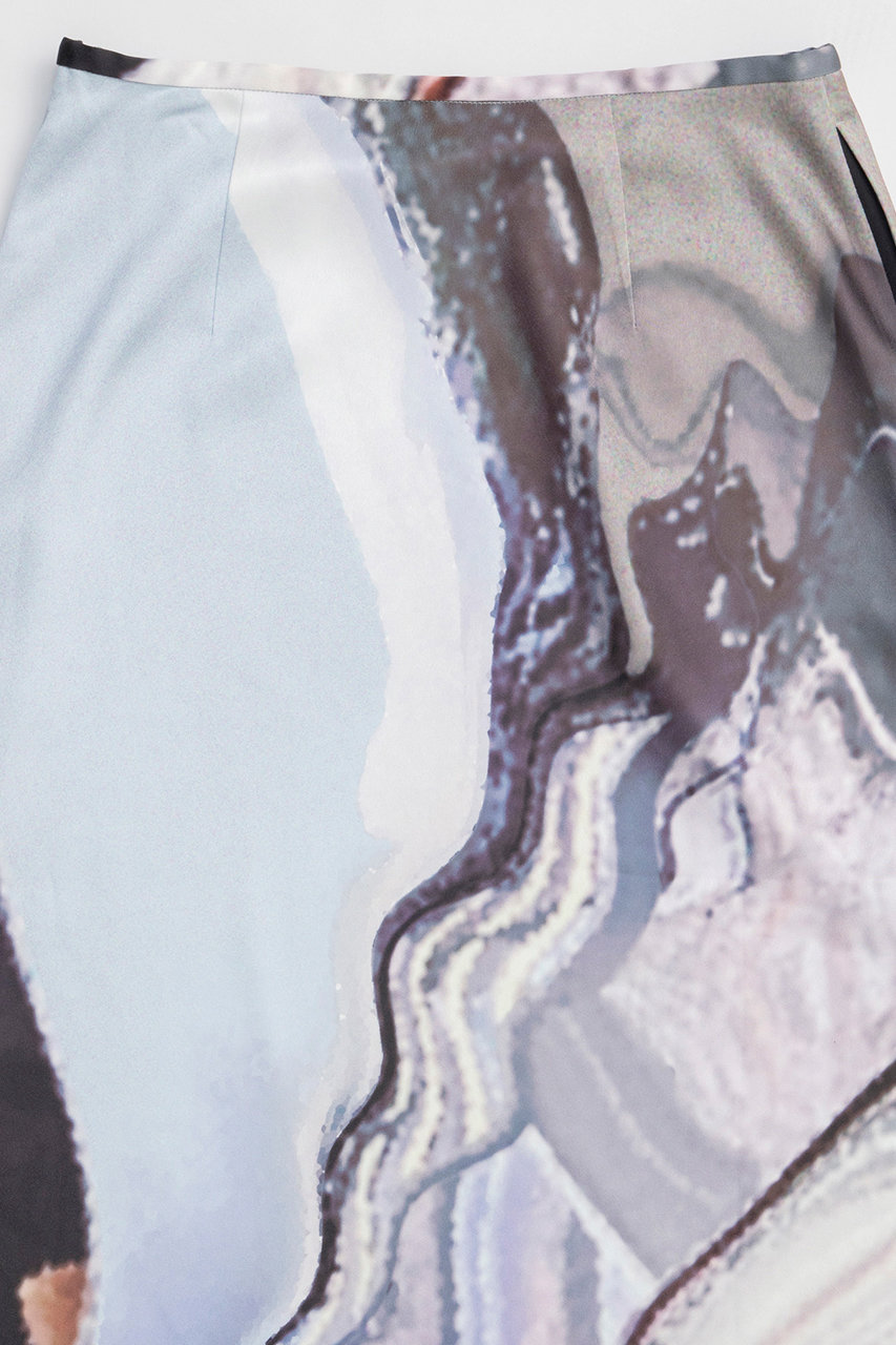MAISON SPECIAL(メゾンスペシャル)｜Book Wave 2WAY High-Slit Skirt