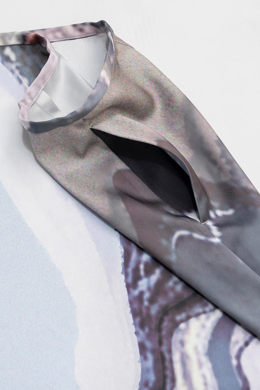 MAISON SPECIAL(メゾンスペシャル)｜Book Wave 2WAY High-Slit Skirt