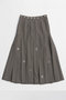 Eyelet Pleated Skirt/アイレットプリーツスカート メゾンスペシャル/MAISON SPECIAL GRY(グレー)
