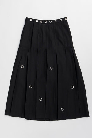 メゾンスペシャル/MAISON SPECIALのEyelet Pleated Skirt/アイレットプリーツスカート(110700/110703)