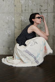 Asymmetrical Wrap Print Skirt/アシンメトリーラッププリントスカート