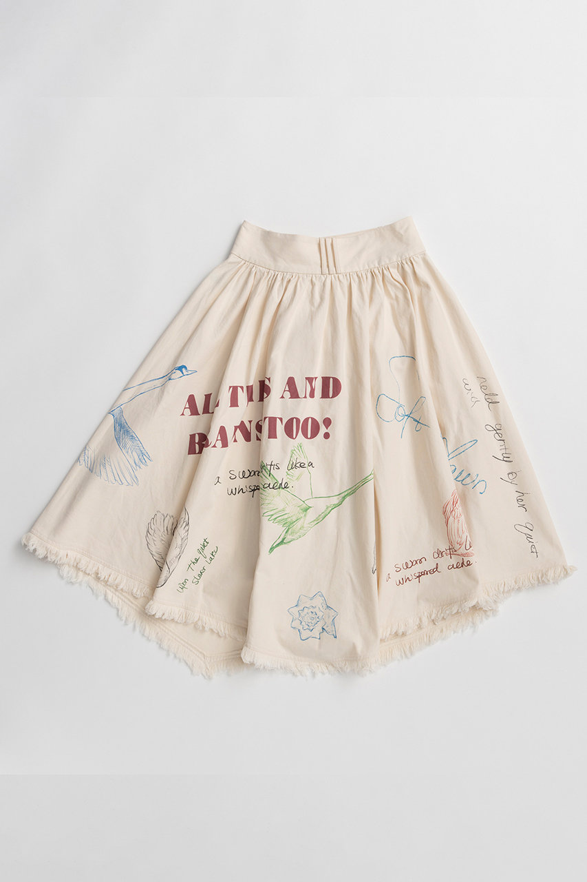 MAISON SPECIAL(メゾンスペシャル)｜Asymmetrical Wrap Print Skirt