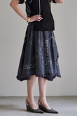 Asymmetrical Wrap Print Skirt/アシンメトリーラッププリントスカート