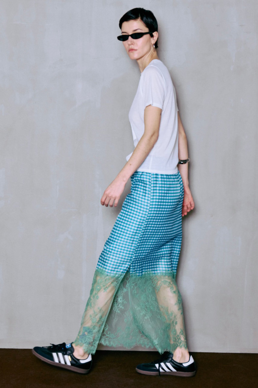 MAISON SPECIAL(メゾンスペシャル)｜Check Lace Tight Skirt/チェック