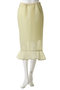 Sheer Bonded Ruffle Skirt/シアーダンボールラッフルスカート メゾンスペシャル/MAISON SPECIAL