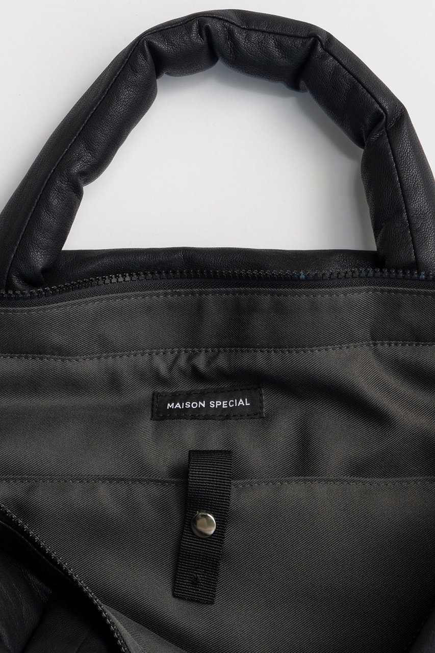 MAISON SPECIAL(メゾンスペシャル)｜Faux Leather Big Pillow Bag