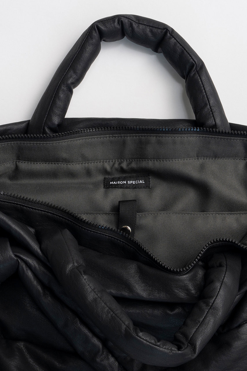 MAISON SPECIAL(メゾンスペシャル)｜Faux Leather Big Pillow Bag