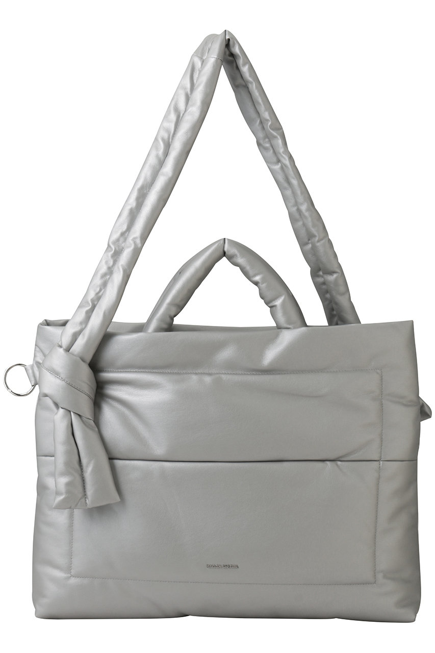 メゾンスペシャル/MAISON SPECIALのFaux Leather Big Pillow Bag/フェイクレザービッグピローバッグ(SLV(シルバー)/21261615506)