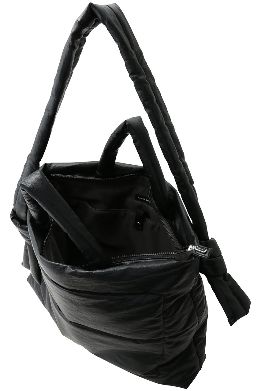 MAISON SPECIAL(メゾンスペシャル)｜Faux Leather Big Pillow Bag