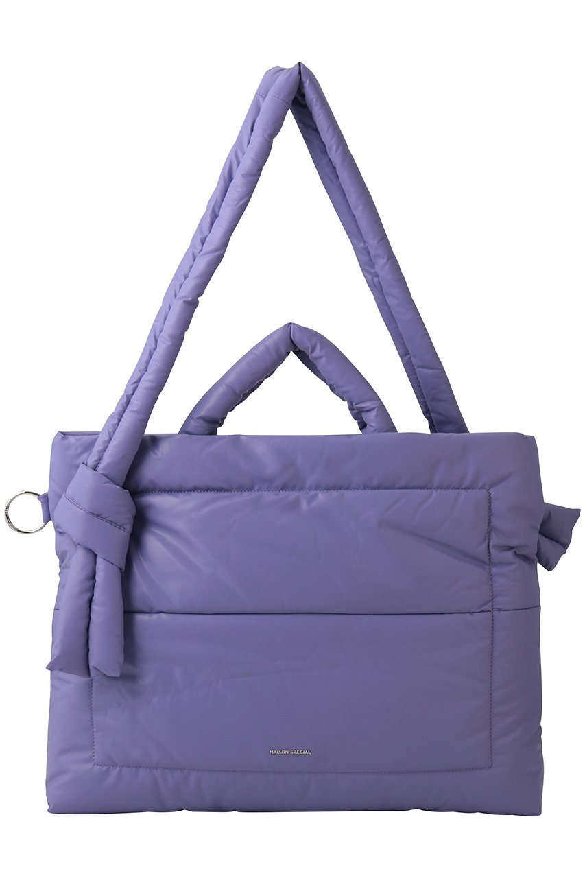 メゾンスペシャル/MAISON SPECIALのFaux Leather Big Pillow Bag/フェイクレザービッグピローバッグ(PPL(パープル)/21261615506)