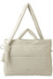 Faux Leather Big Pillow Bag/フェイクレザービッグピローバッグ メゾンスペシャル/MAISON SPECIAL IVR(アイボリー)
