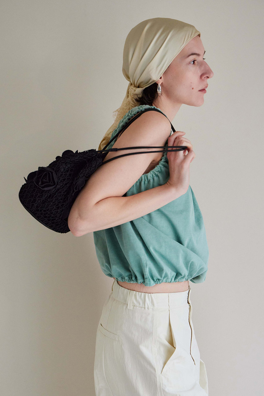 MAISON SPECIAL(メゾンスペシャル)｜Rose Motif Drawstring Bag/ローズ