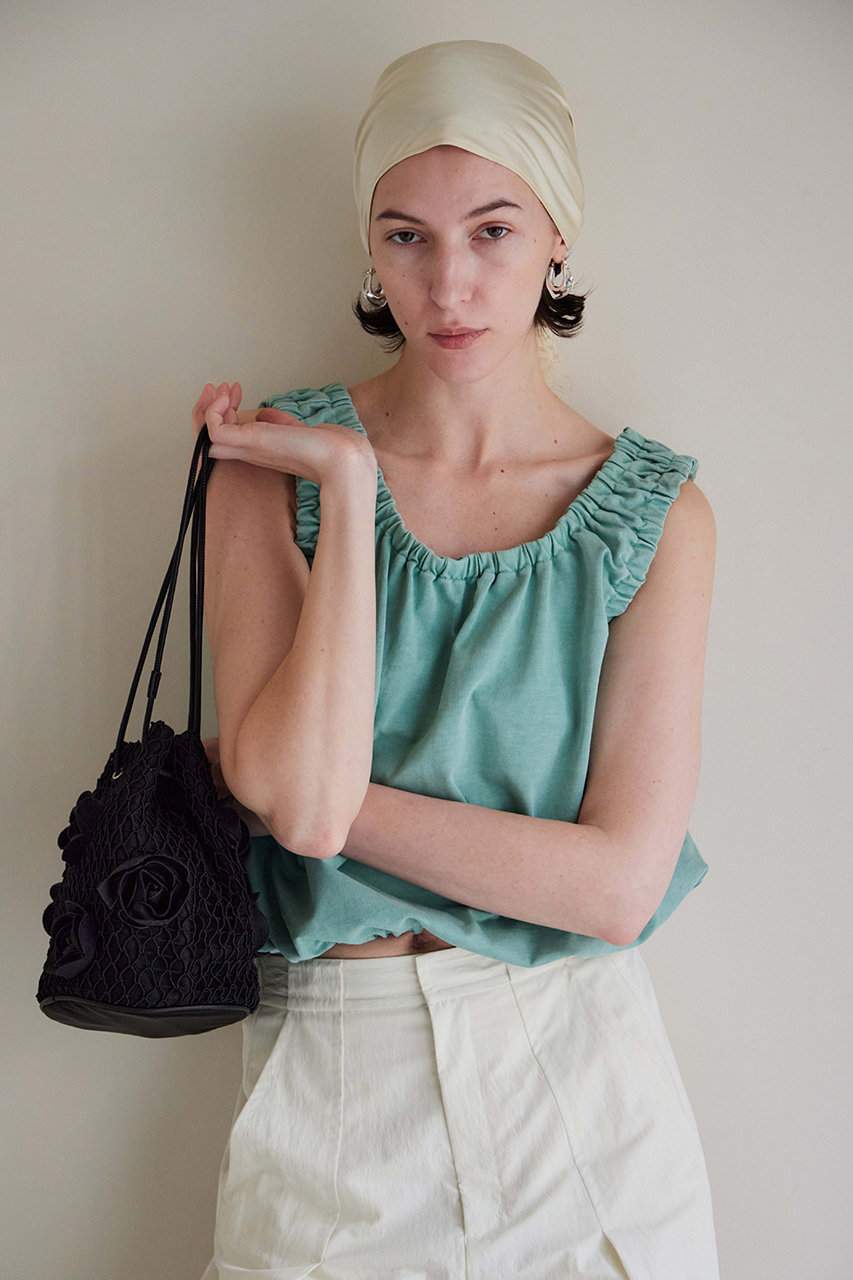 MAISON SPECIAL(メゾンスペシャル)｜Rose Motif Drawstring Bag/ローズ