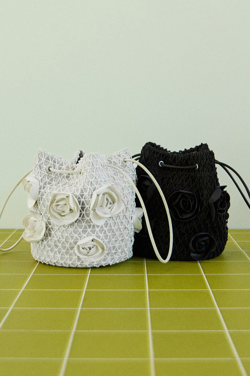 MAISON SPECIAL(メゾンスペシャル)｜Rose Motif Drawstring Bag/ローズ