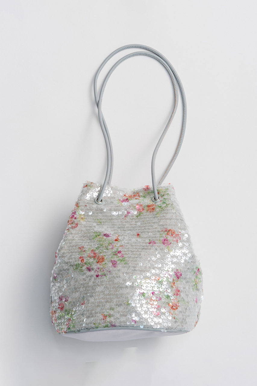 メゾンスペシャル/MAISON SPECIALの【予約販売】Flower Sequin Drawstring Bag/フラワースパンコールドローストリングバッグ(MLT1(マルチカラー)/21261615508)