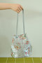 【予約販売】Flower Sequin Drawstring Bag/フラワースパンコールドローストリングバッグ メゾンスペシャル/MAISON SPECIAL