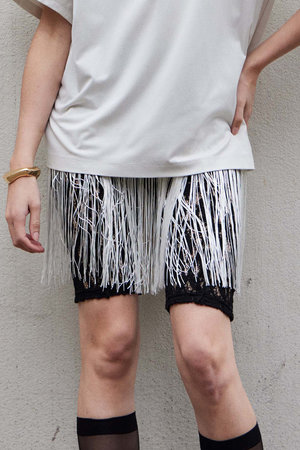 メゾンスペシャル/MAISON SPECIALのLace Cycle Pants/レースサイクルパンツ(110600/110601)