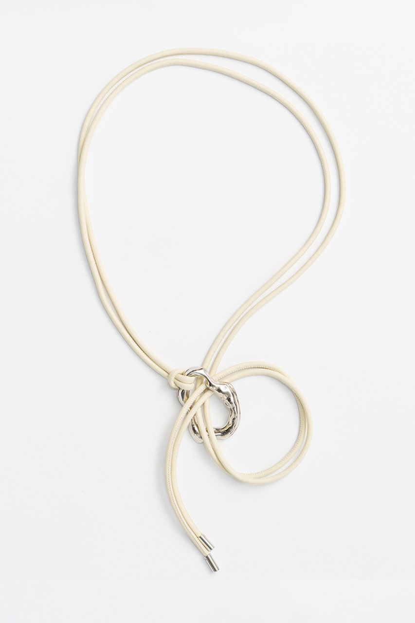 メゾンスペシャル/MAISON SPECIALのFaux Leather Rope Belt/フェイクレザーロープベルト(YEL(イエロー)/21261665305)