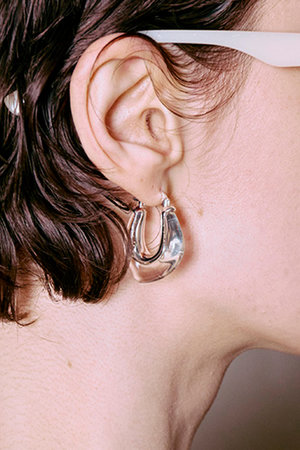 メゾンスペシャル/MAISON SPECIALのClear Drop Earrings/クリアドロップピアス(150100/150101)