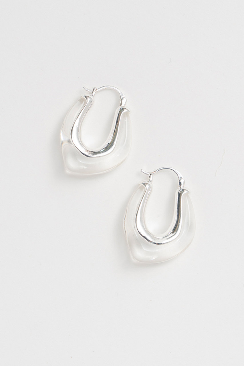 メゾンスペシャル/MAISON SPECIALのClear Drop Earrings/クリアドロップピアス(CLR(クリア)/21261666302)