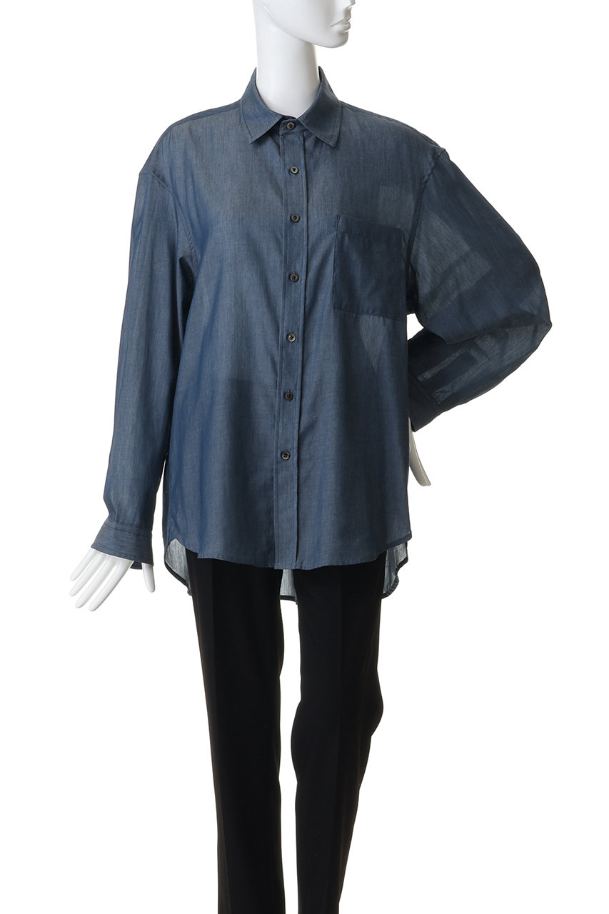 メゾンスペシャル　デニムシャツ SALE】Waist Sharp Denim Shirt