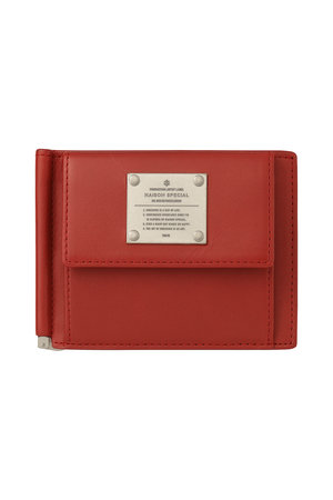 メゾンスペシャル/MAISON SPECIALのマネークリップウォレット メタルプレート付き(120700/120701)