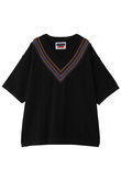 【UNISEX】Vネック チルデンニットTEE