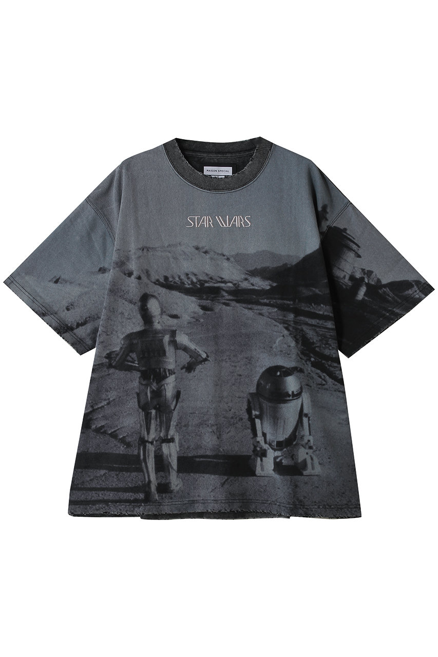 メゾンスペシャル/MAISON SPECIALの【UNISEX】Movie プライムオーバーS/STシャツ (STAR WARS)(D.BLK(ブラック)/11251411333)
