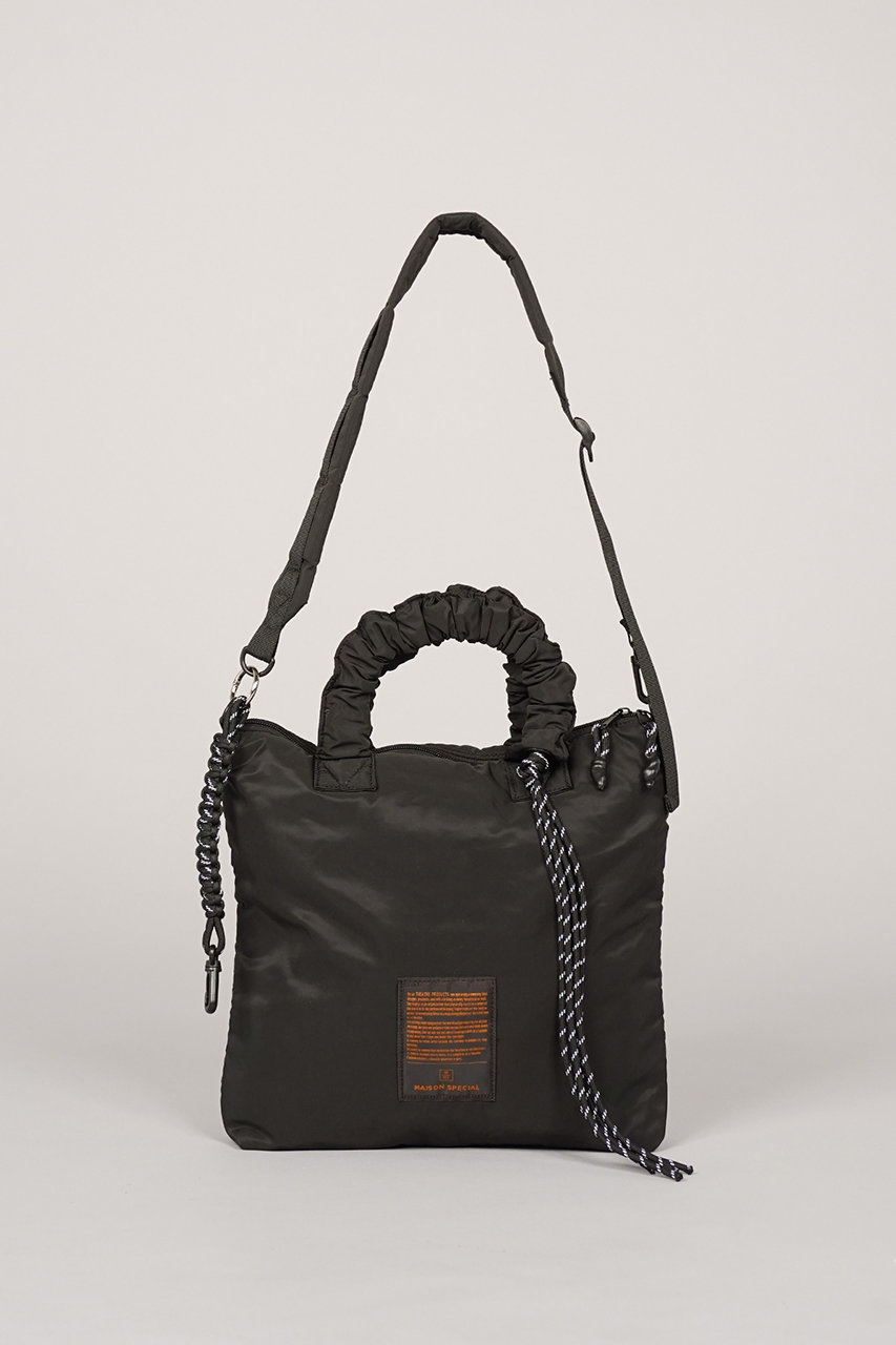 メゾンスペシャル/MAISON SPECIALの【予約販売】【UNISEX】【THEATRE PRODUCTS】Collaboration Multiway Puffer Small Tote Bag(BLK(ブラック)/11262611203)