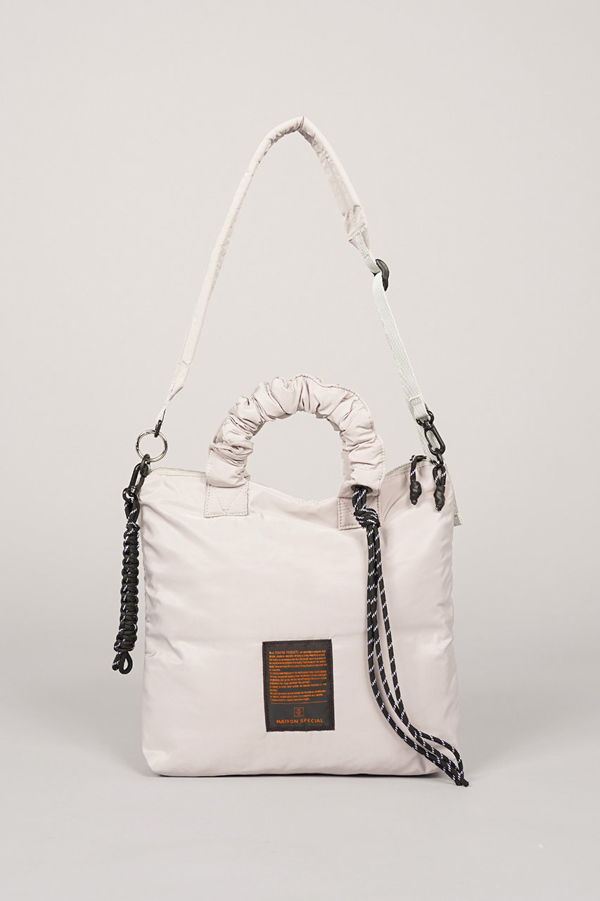 メゾンスペシャル/MAISON SPECIALの【予約販売】【UNISEX】【THEATRE PRODUCTS】Collaboration Multiway Puffer Small Tote Bag(G.BGE(グレーベージュ)/11262611203)