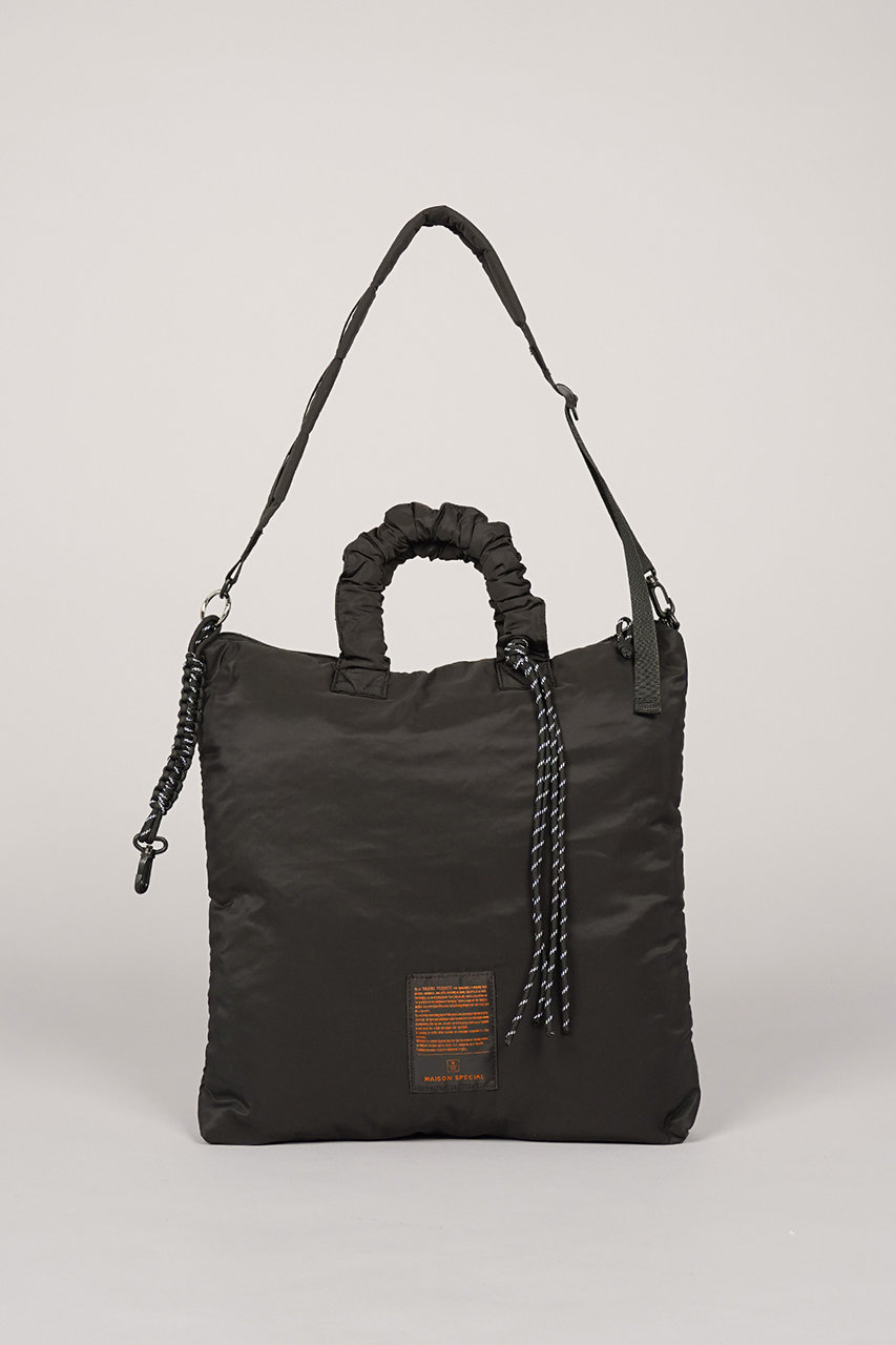 メゾンスペシャル/MAISON SPECIALの【予約販売】【UNISEX】【THEATRE PRODUCTS】Collaboration Multiway Puffer Tote Bag(BLK(ブラック)/11262611204)
