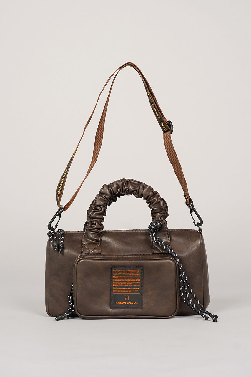 メゾンスペシャル/MAISON SPECIALの【予約販売】【UNISEX】【THEATRE PRODUCTS】Collaboration Multiway Faux Leather Baguette Bag(BRN(ブラウン)/11262611205)