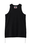 【UNISEX】フライスレイヤードスクエアタンクトップ