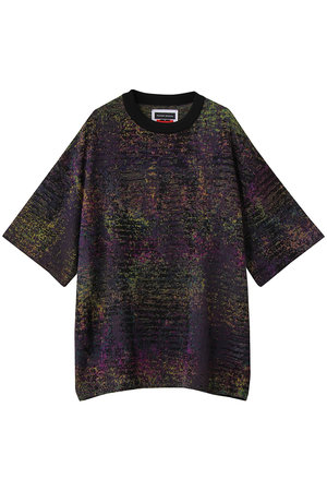 メゾンスペシャル/MAISON SPECIALの【UNISEX】DRYカスリニットTEE S/S アブストラクトパターン(110300/110301)